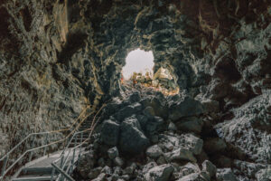 Inside Lava River Cave