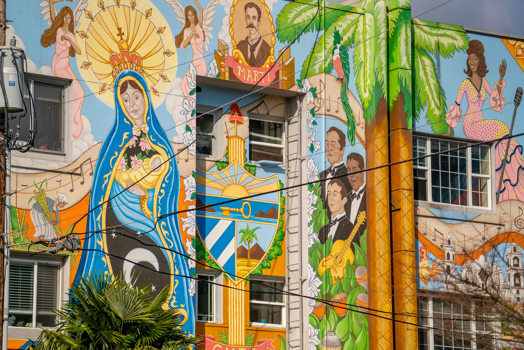 Pambiche mural in Portland