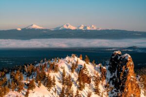 The Cascades from Paulina Peak