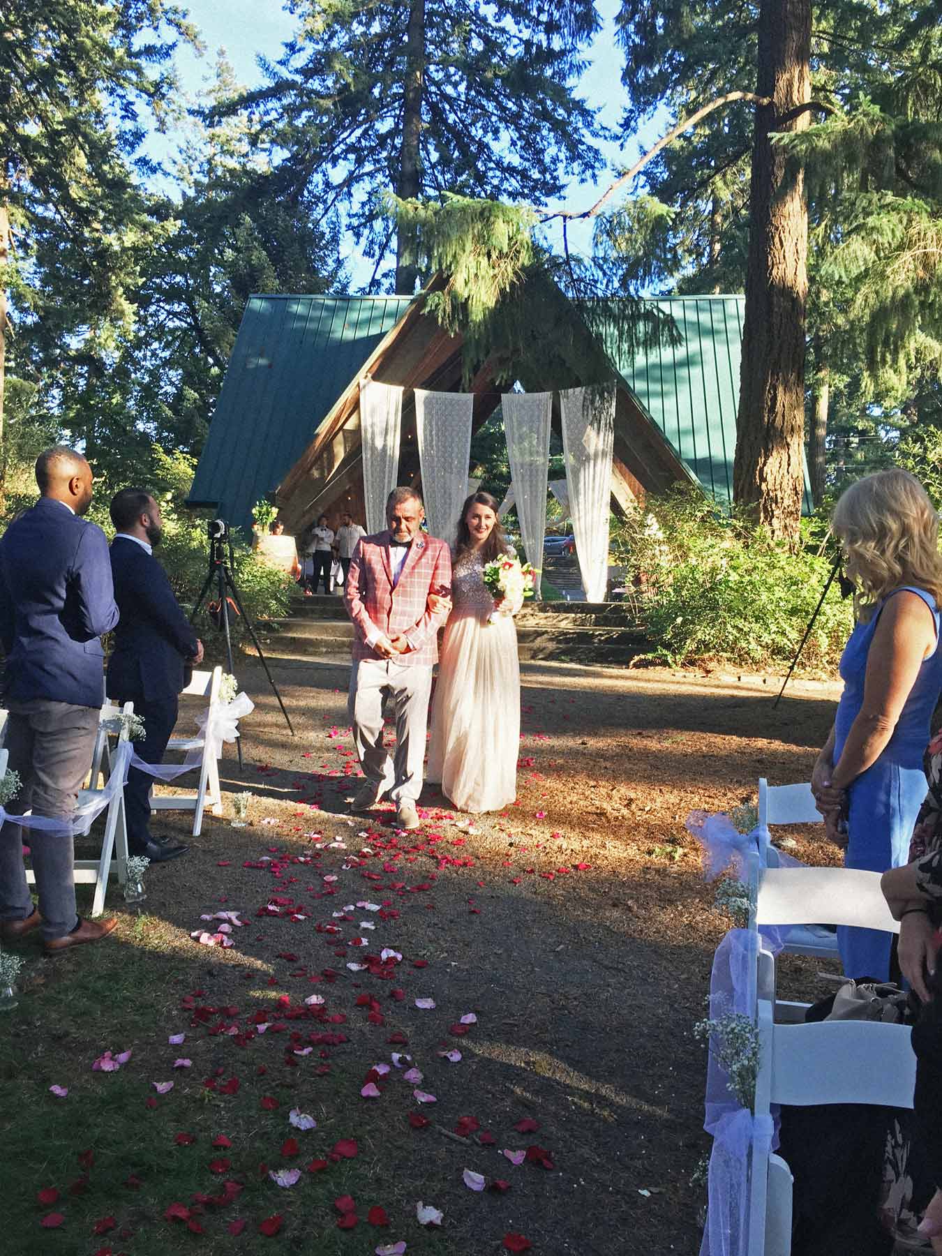 hoyt arboretum stevens pavilion wedding portland oregon