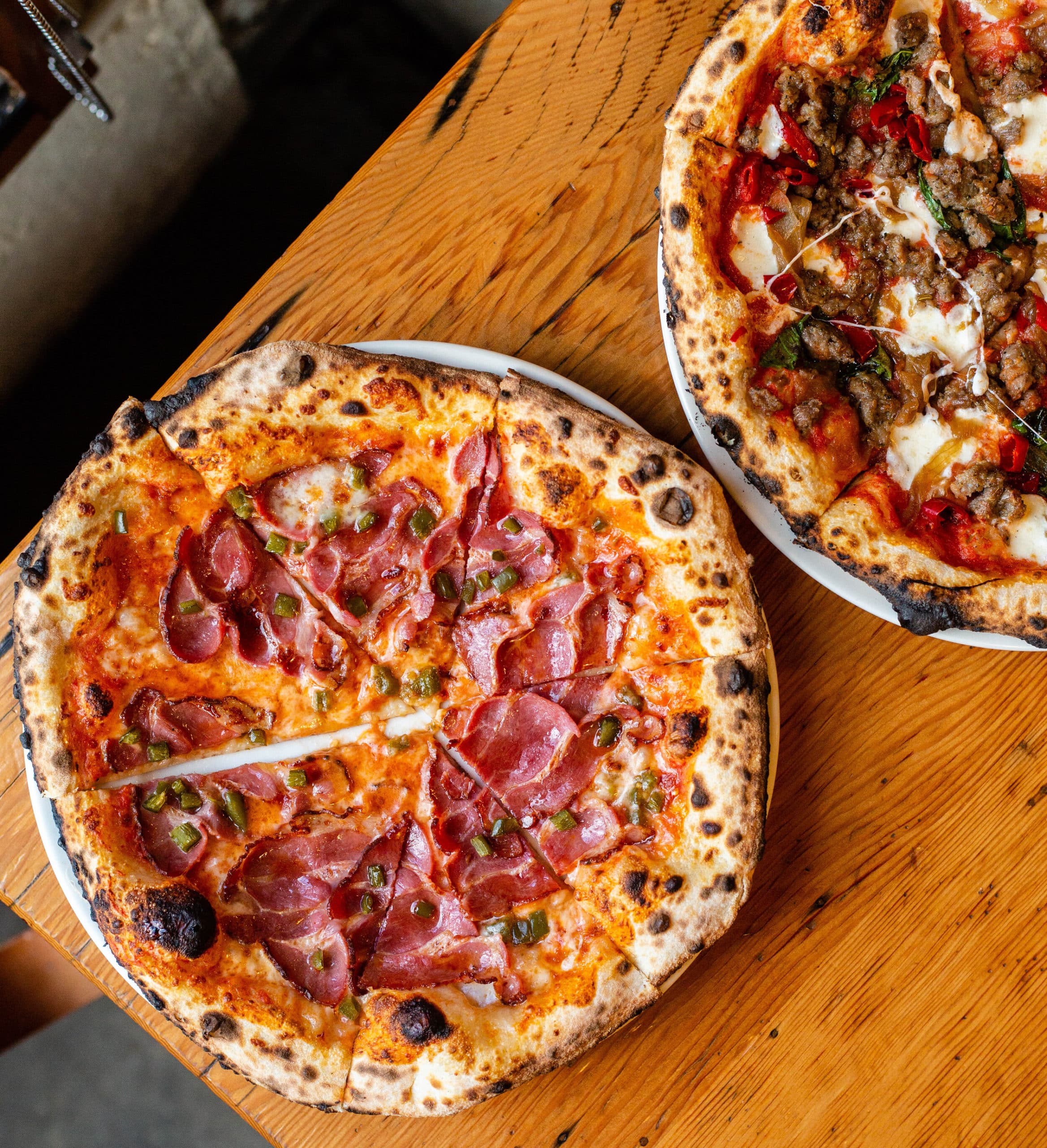 Artisan pizza from Kens Artisan Pizza in Portland