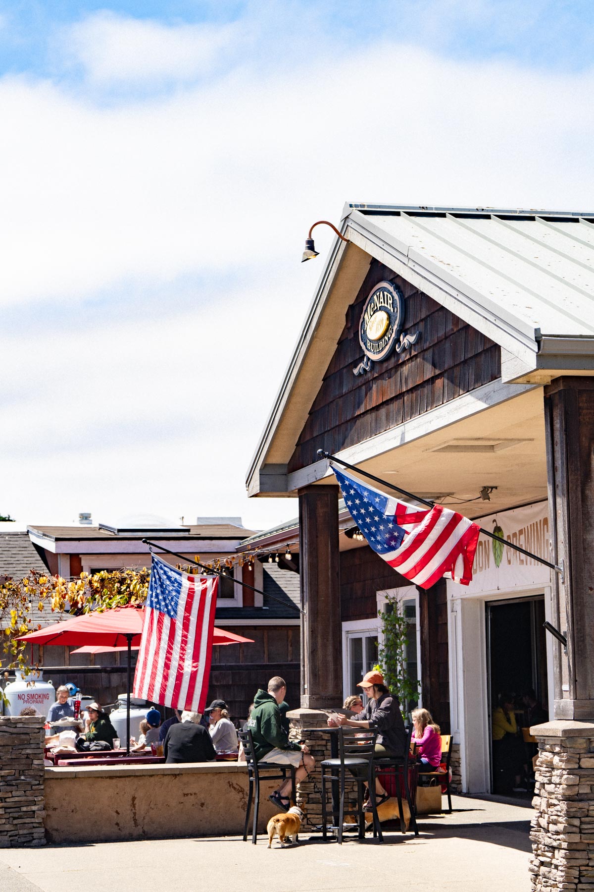 Bandon charming towns at the Oregon coast 