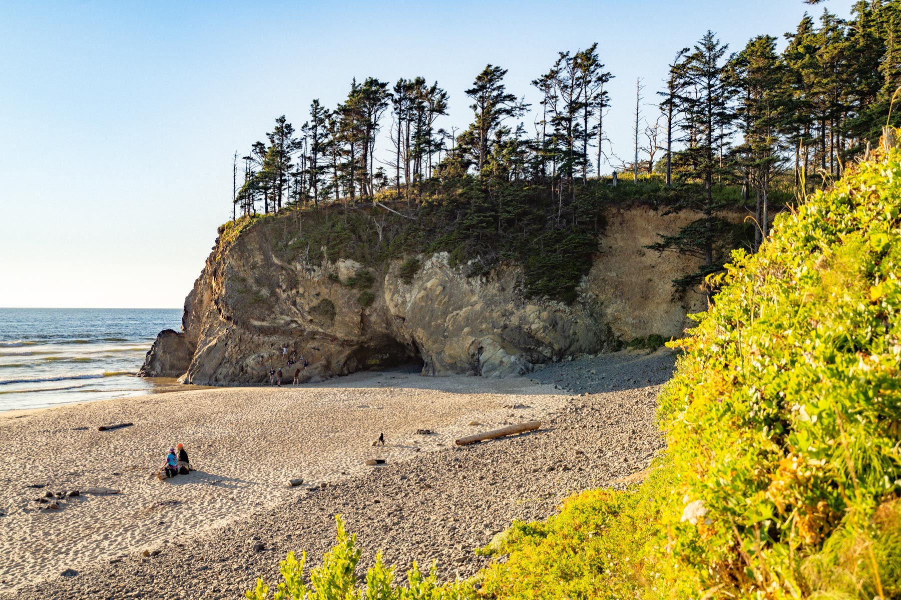 Hug Point State Park Oregon Coast