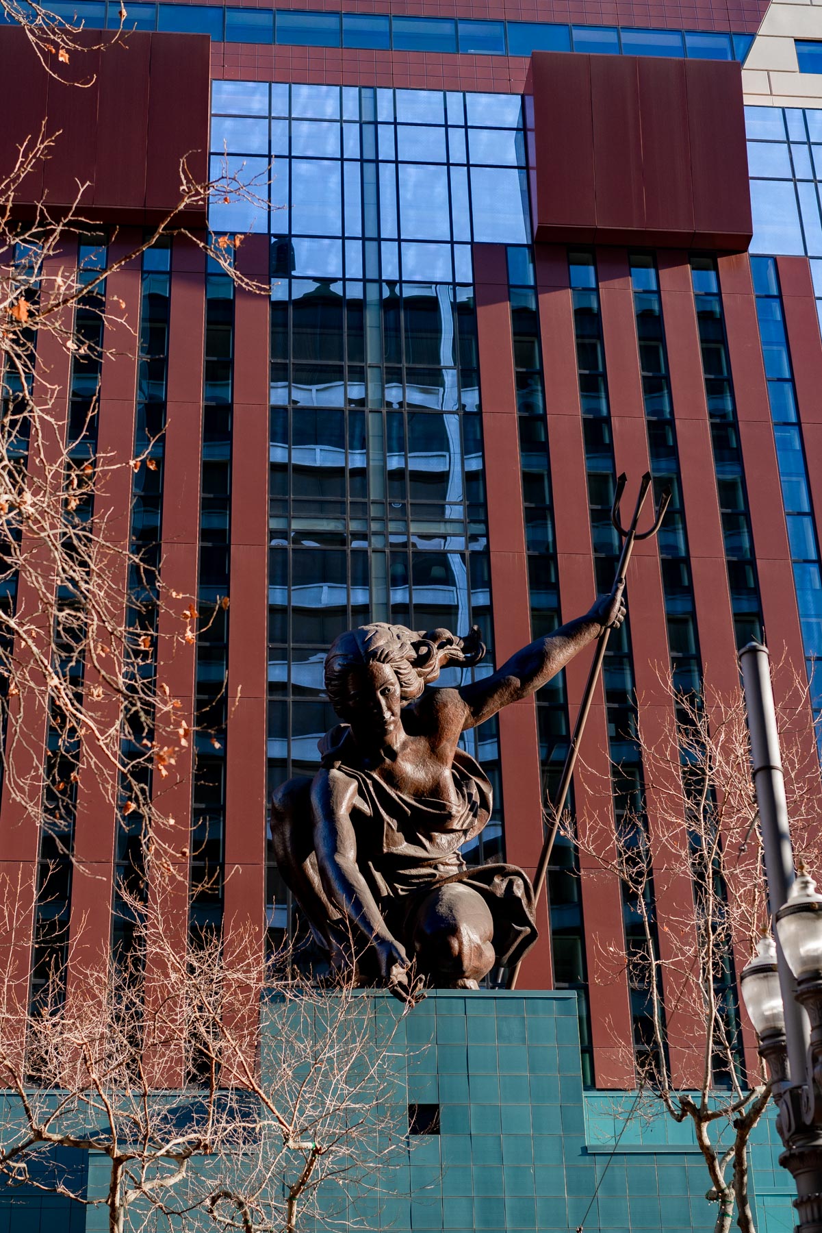 portlandia statue portland oregon