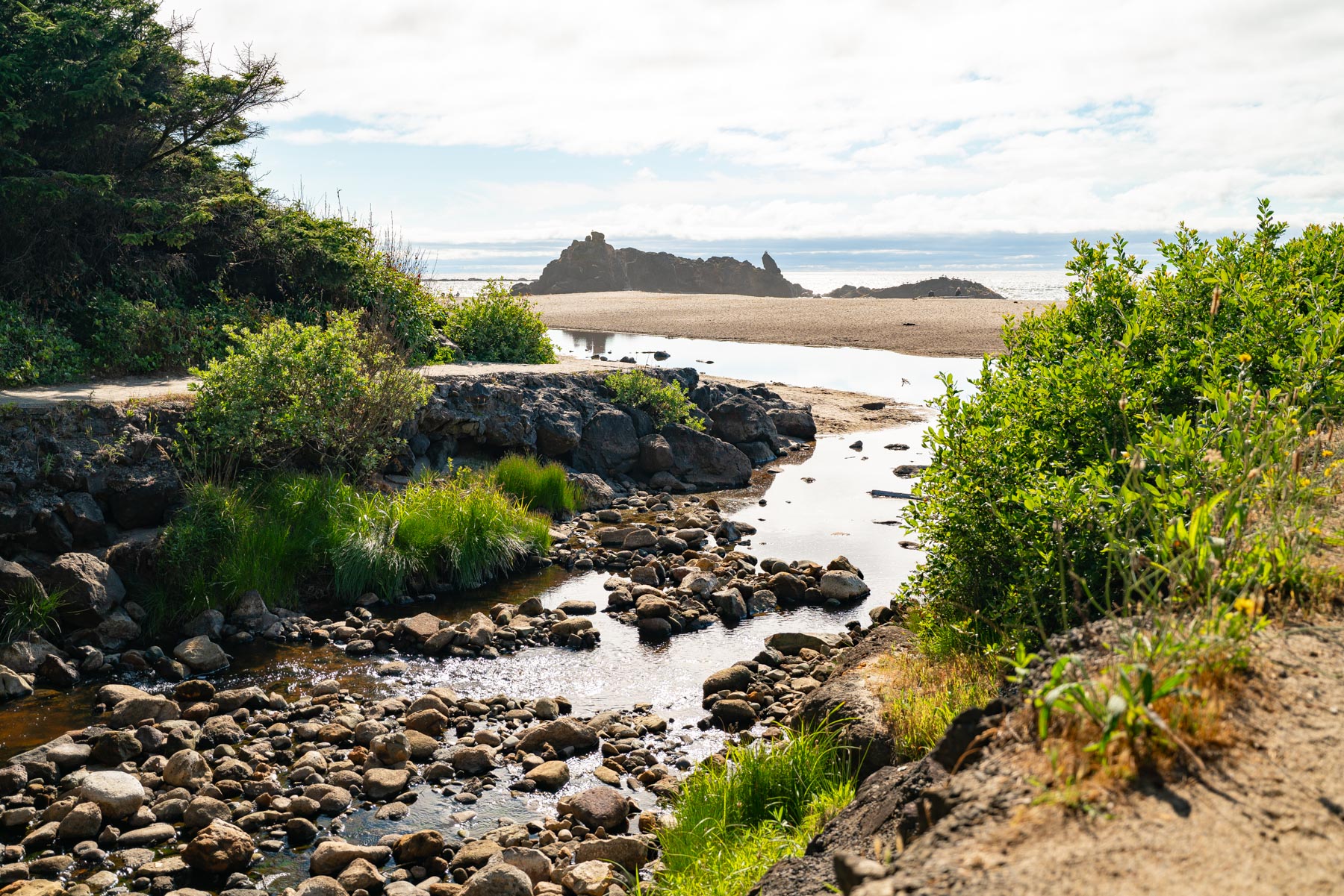 Fogarty Creek State Park Oregon Coast