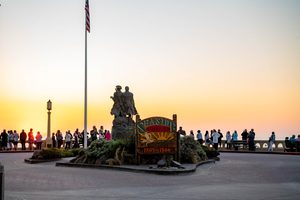 The Seaside Turnaround at sunset